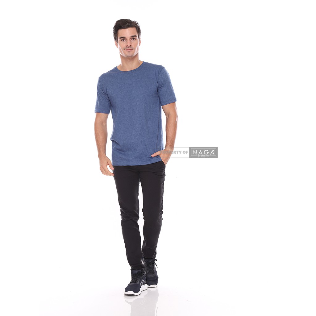  Naga  Clothing  Kaos  Polos  DENIM MISTY 100 Cotton 30s 