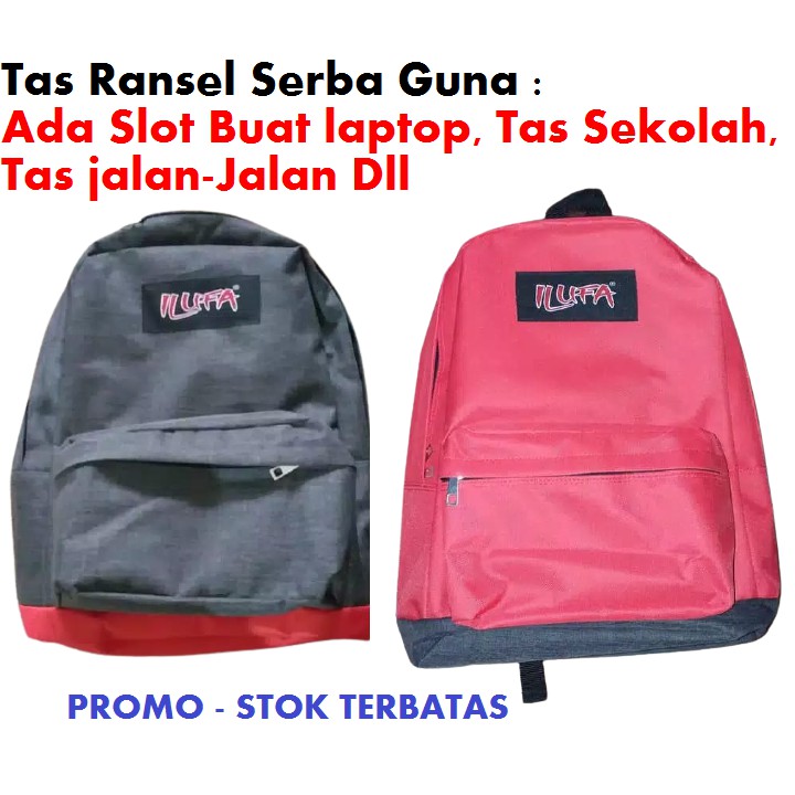 Tas Ransel Serba Guna Buat Laptop - Pakaian Traveling - Tas Jalan2