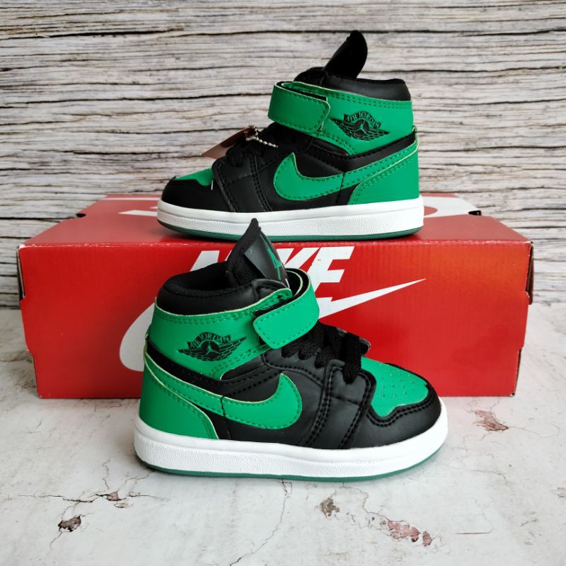 SEPATU ANAK JORDAN GREEN PREMIUM HIGH QUALITY SEPATU ANAK COWOK JORDAN