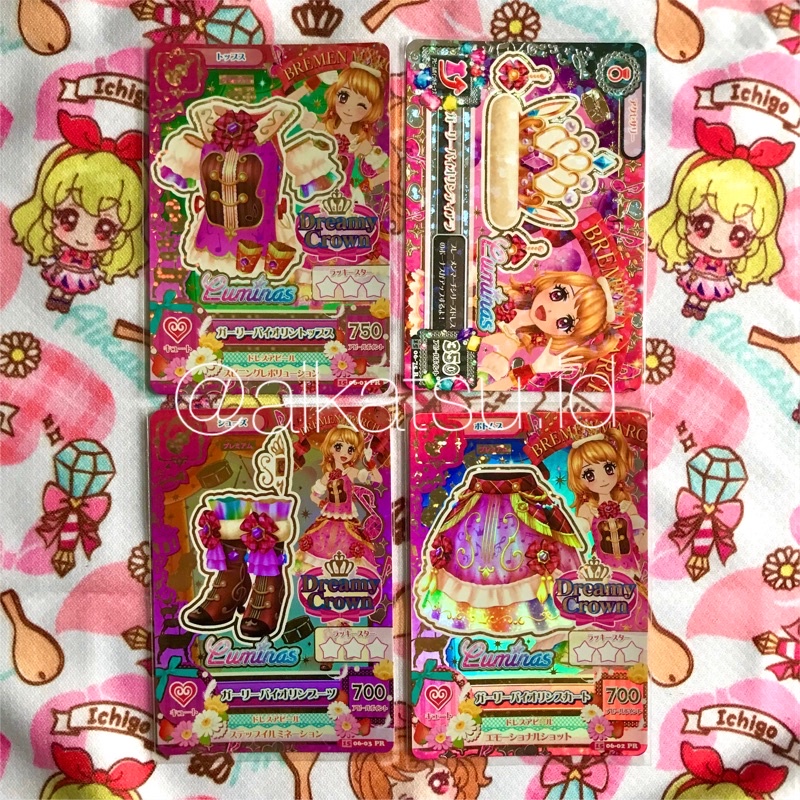 Kartu Aikatsu Jepang Premium Girly Violin Set