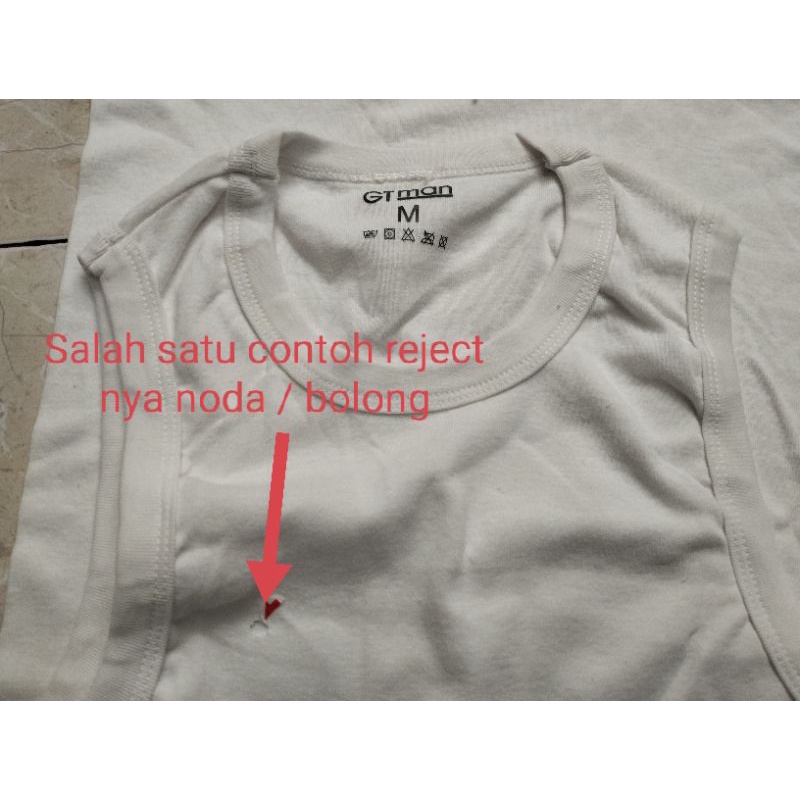 Kaos singlet lekbong pria Gtman Bs pabrik