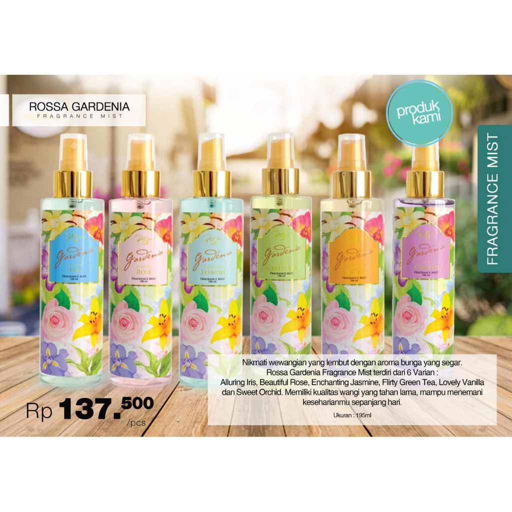 Rossa Beauty Gardenia Fragrance Mist