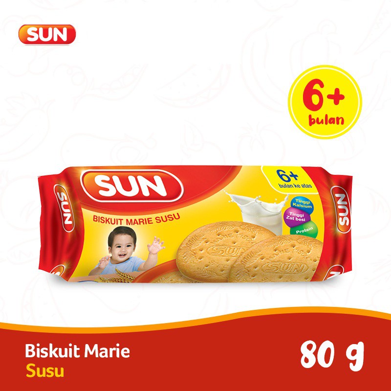 BISKUIT SUN MARIE SUSU 150GR / 80GR