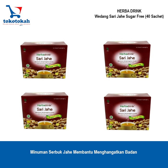 

Herbadrink Sari Jahe sugarfree produksi Konimex 4box