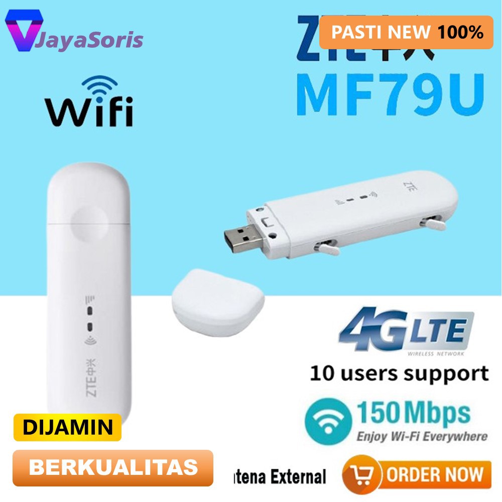 Modem Wifi Portabel 4G All Operator Modem Mifi USB Telkomsel Router Sim Card Unlock GSM150mbps JS64