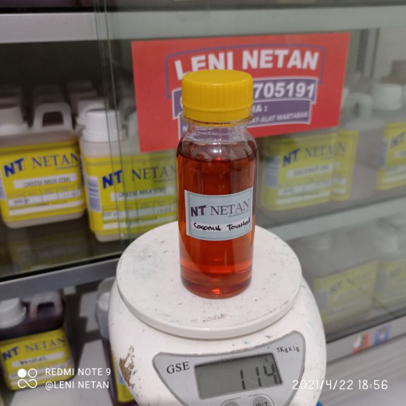 

NETAN COCONUT TOASTED 100 GRAM (vanili)