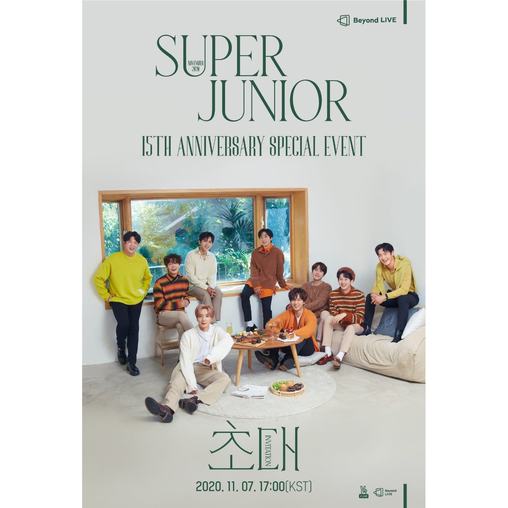 BACA DESKRIPSI OPEN SHARING BEYOND LIVE ONLINE FANMEETING SUPER JUNIOR INVITATION 10th ANNIVERSARY