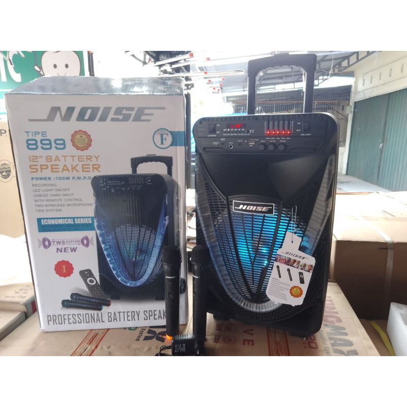 Speaker Bluetooth Portabel 12 inci NOISE Karaoke