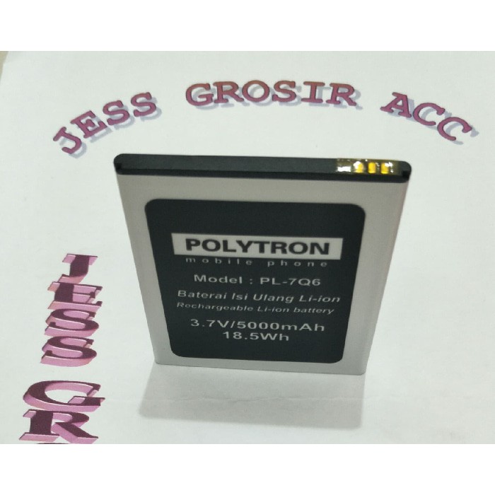 Baterai Battery Batere Polytron PL-7Q6 , R1500 , Rocket Q5 , Q-Five