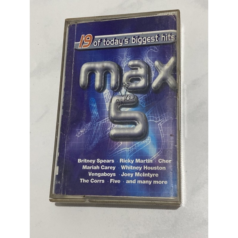 Kaset pita tape MAX 5 Barat