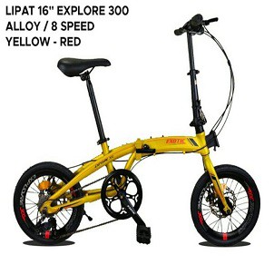 SEPEDA LIPAT EXOTIC FOLDING 16" 2026 EXPLORE 300