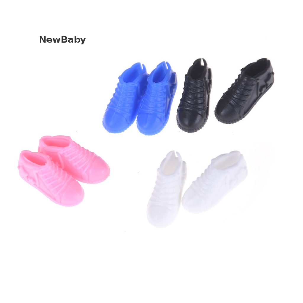 Newbaby 4 Pasang Sepatu Sport Casual Untuk Boneka Barbie