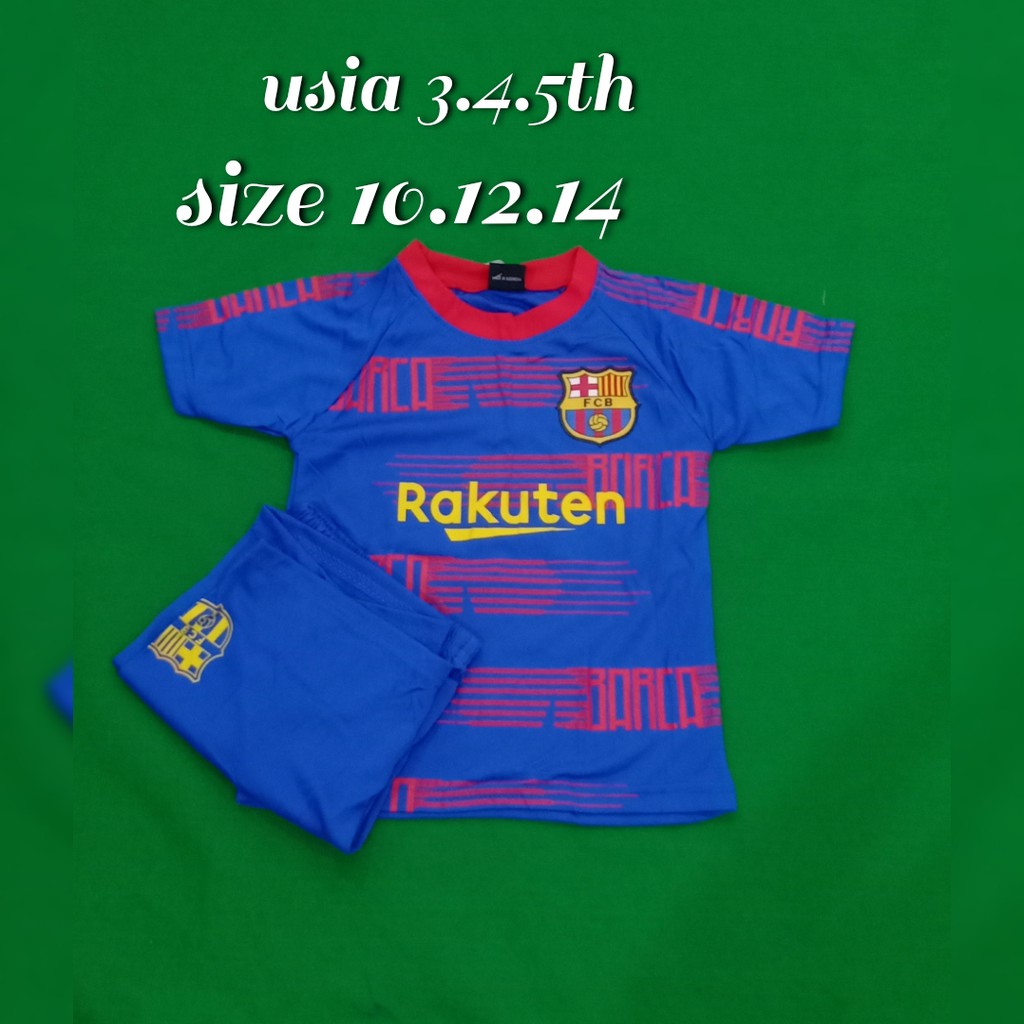 BAJU STELAN BOLA ANAK SABLON 3-5TH