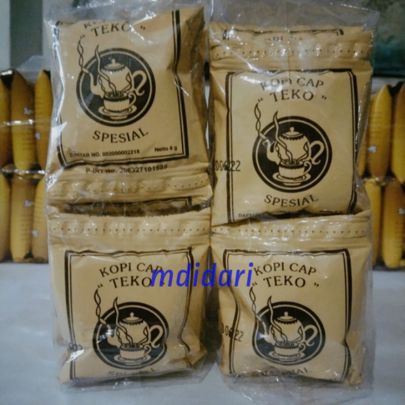 

Kopi Cap Teko Agus Khas Bogor Kopi Hitam Tanpa Gula Kopi Mini Spesial 8gr Kopi Bogor