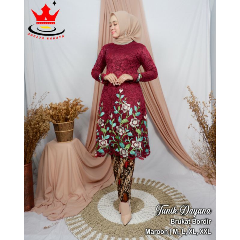 SET KEBAYA TUNIK/KEBAYA BORDIR/KEBAYA MODERN/KEBAYA