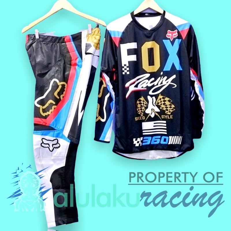 Jersey &amp; Celana Motocross MX Trail Satu Set for Trabas Adventure - 010