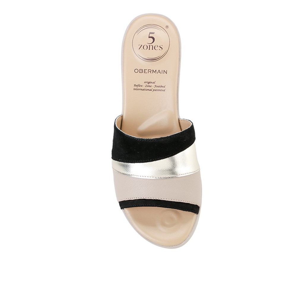 Sandal Obermain Wanita Terbaru Original Sendal E-mia Angelica Black