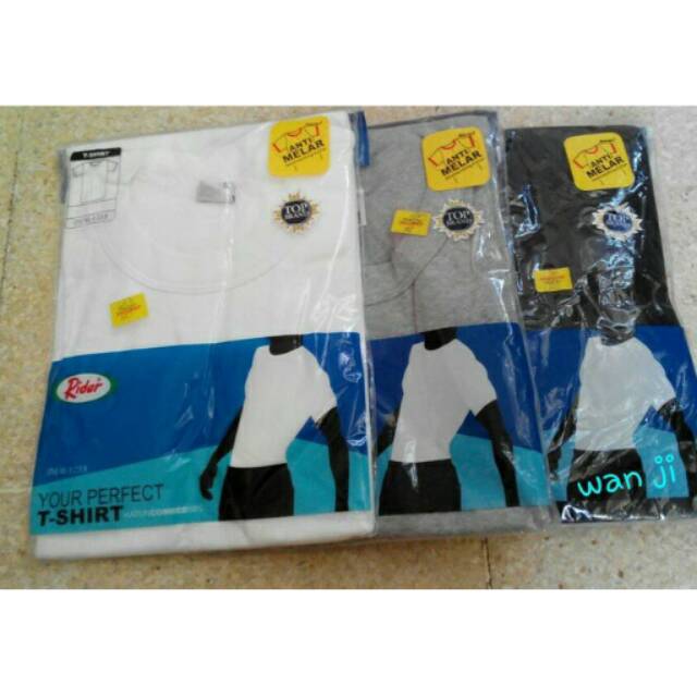 Kaos rider S-XL/ kaos oblong/ baju dalam/ kaos pria/ kaos polos