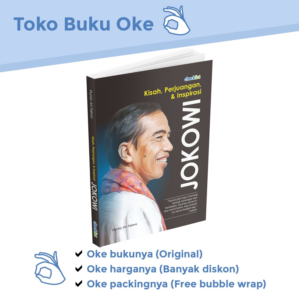 Buku Biografi Tokoh Kisah Perjuangan Inspirasi Jokowi
