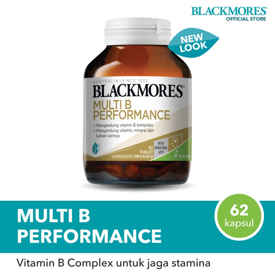 Blackmores Multi B Performance (62) BPOM