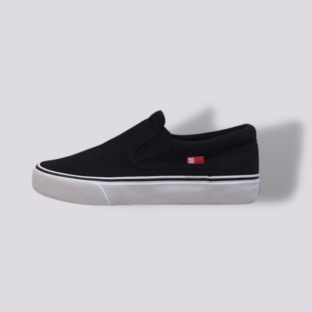 Sepatu Slip On DC Shoes Original Trase TX M Shoe BKW Deadstock No Box