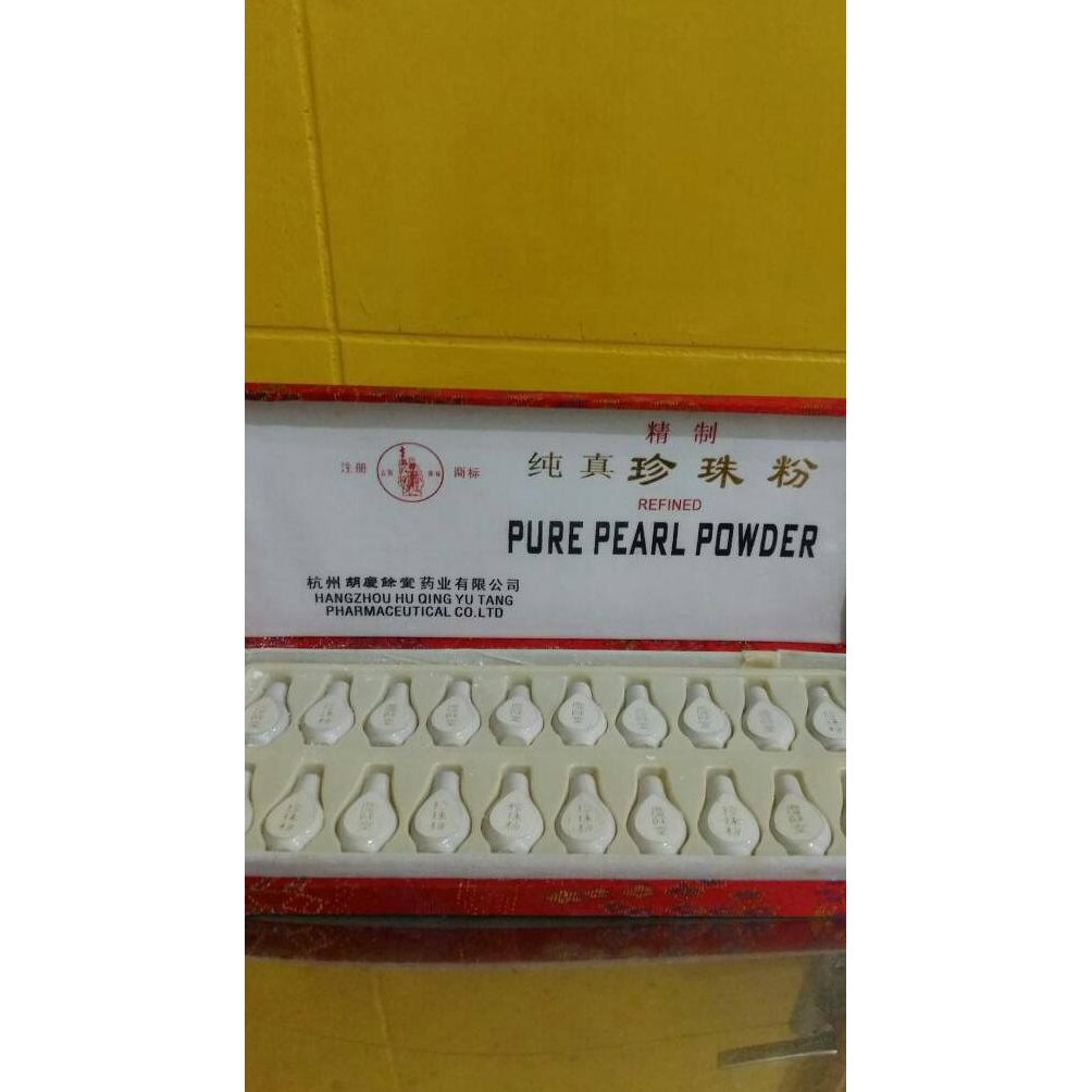 

Monggo] Pure Pearl Powder / Zhen Chu Fen / Bubuk Mutiara Asli Import