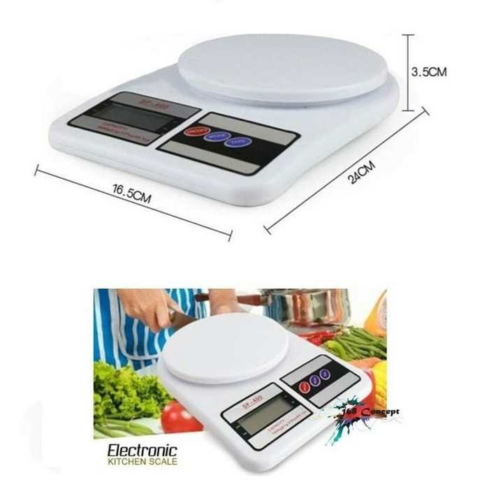 Timbangan digital gram Kitchen scale Timbangan kue buah SF-400 10KG