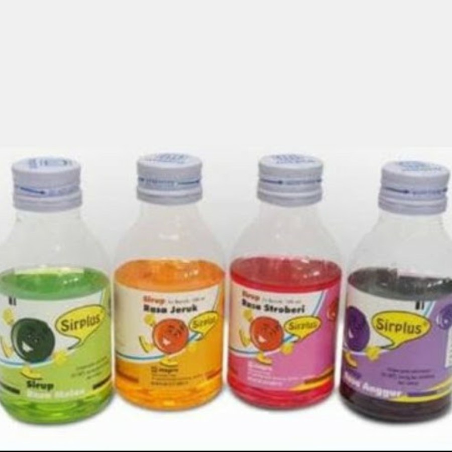 SIRPLUS SIRUP 100 ML MEPRO (GRAPE/MELON/ORANGE/STRAWBERRY)