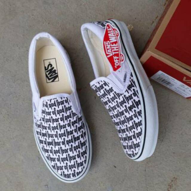 vans slip on fog