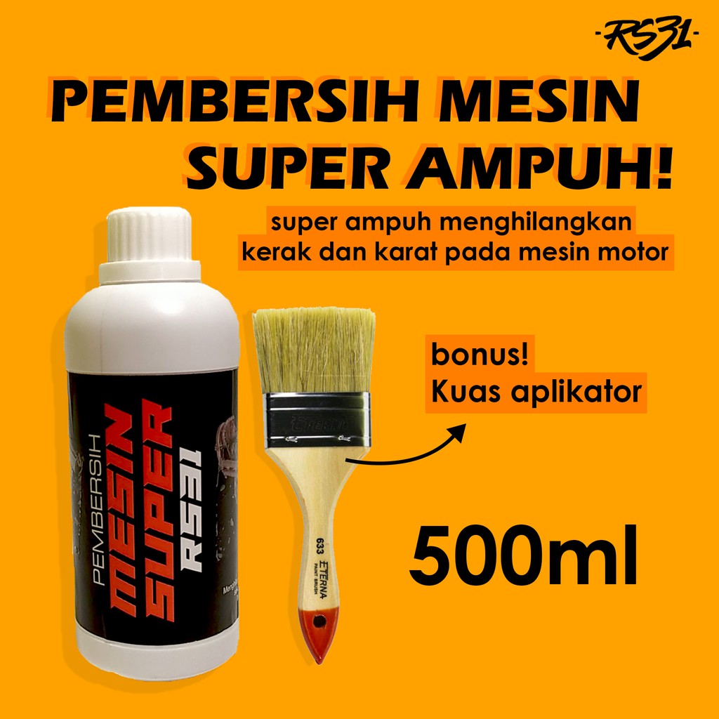 ENGINE DEGREASER (PEMBERSIH KERAK MESIN MOTOR MOBIL PEMBERSIH KARAT MINYAK OLI DAN RUANG MESIN 500ML