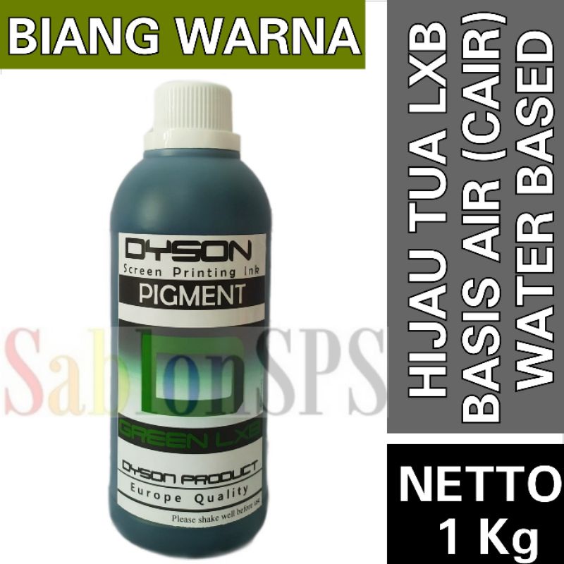 BIANG WARNA CAT SABLON WARNA GREEN LXB 1KG