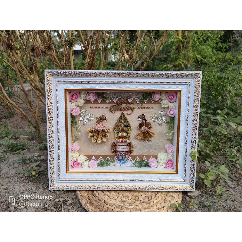 1-2 HARI JADI Mahar Wayang Mahar Murah Mahar Murah Mewah Mahar Pernikahan Wayang Mahar Simpel Mewah ukuran 30x40 cm (dalam)