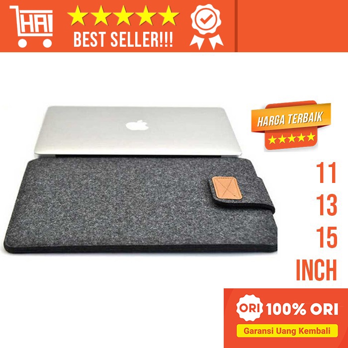 SLEEVE CASE LAPTOP MACBOOK MAC PRO 11 13 15 INCH INCI TAS NOTEBOOK NETBOOK LEPTOP ORIGINAL CASING