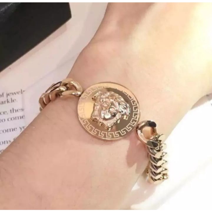 Gelang Rantai/Gelang bangle bangkok Wanita/GELANG SERUT WANITA Anti Luntur Fashion Aksesoris Wanita Gelang Tangan Lapis Emas 24K Anti Karat