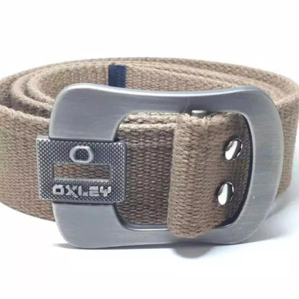 Buckle Style - Ikat Pinggang Pria Geser - Canvas - Gesper Impor - Ikat Pinggang Kekinian Termurah