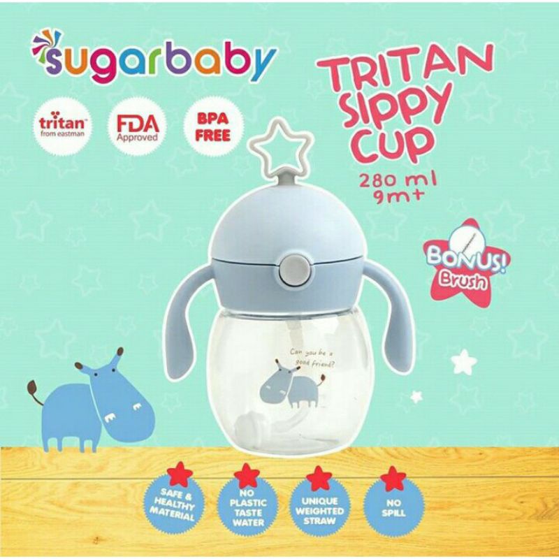 Sugarbaby Tritan Sippy Cup Star 280ml(TSCST)