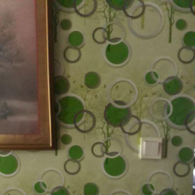 Wallpaper Stiker Dinding Polkadot Hijau Ukuran 10m X 45cm