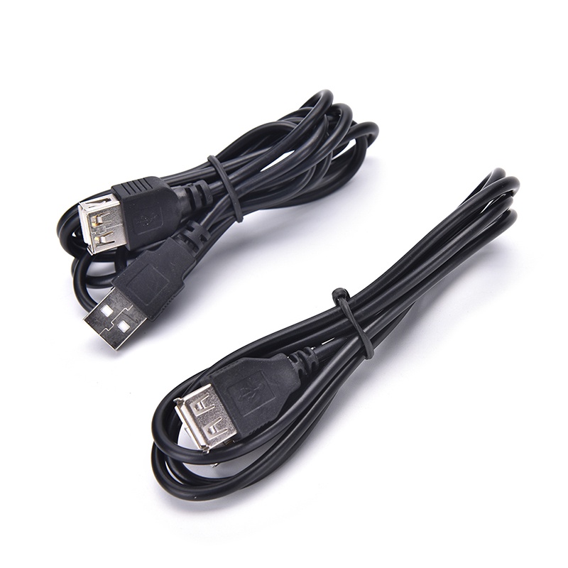 {LUCKID}1m/1.5m USB 2.0 EXTENSION Cable Lead A Male Plug to A Female Socket Short