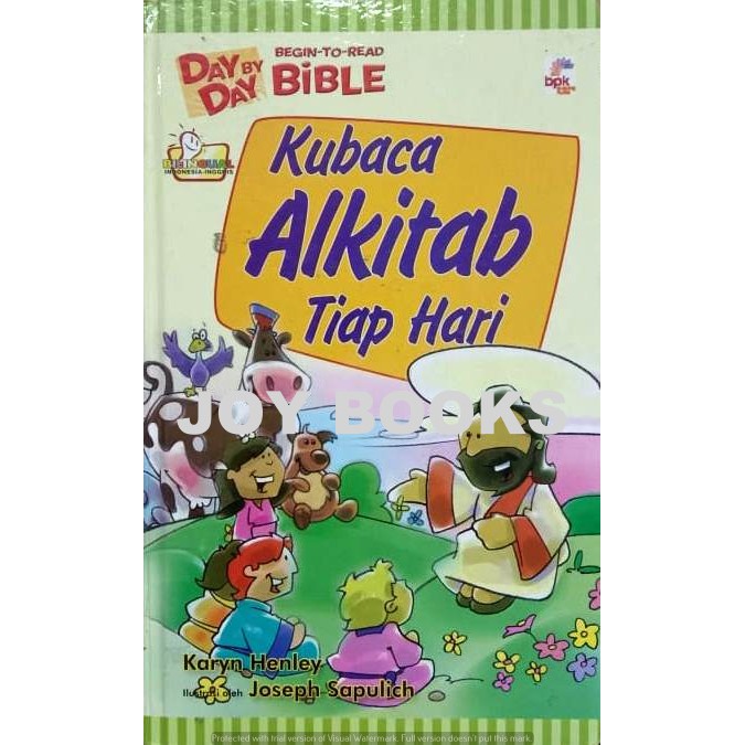 BUKU KU BACA ALKITAB TIAP HARI / BEGIN TO READ DAY BY DAY BIBLE BPK GUNUNG MULIA