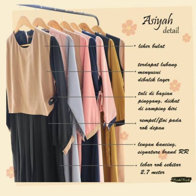 Gamis Asiyah by Riskirich