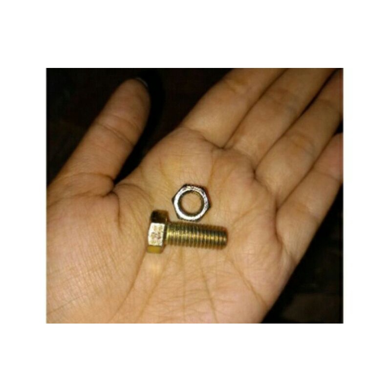 baut mur,  kunci 12, M8 x 20