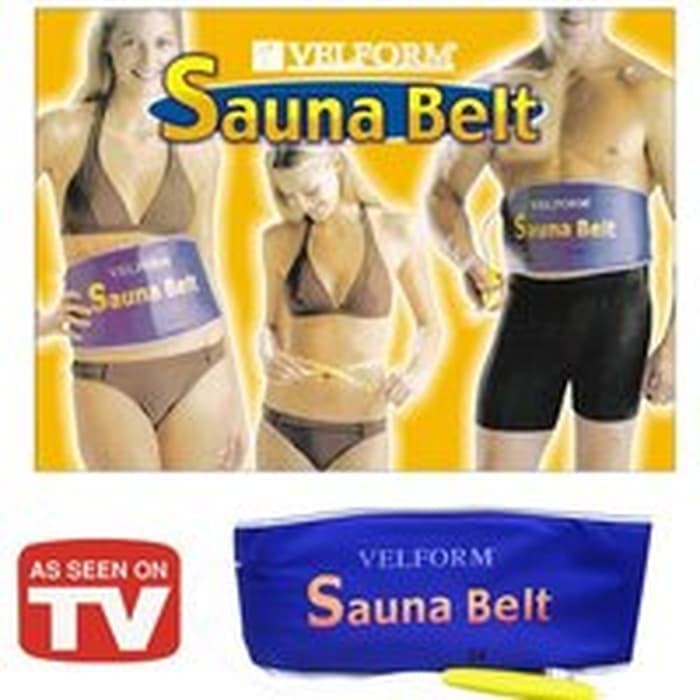 Velform Sauna Belt Sabuk Pelangsing body goals gym fitness olahraga sport wanita belly burn suite on