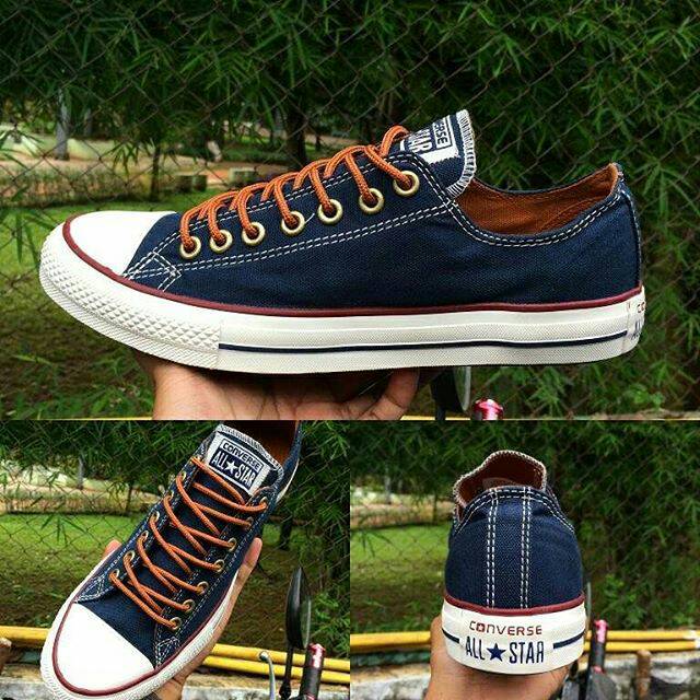 Promo Sepatu Converse Chuck Tailor CT Classic Navy Termurah Sneaker Pria Wanita Termurah