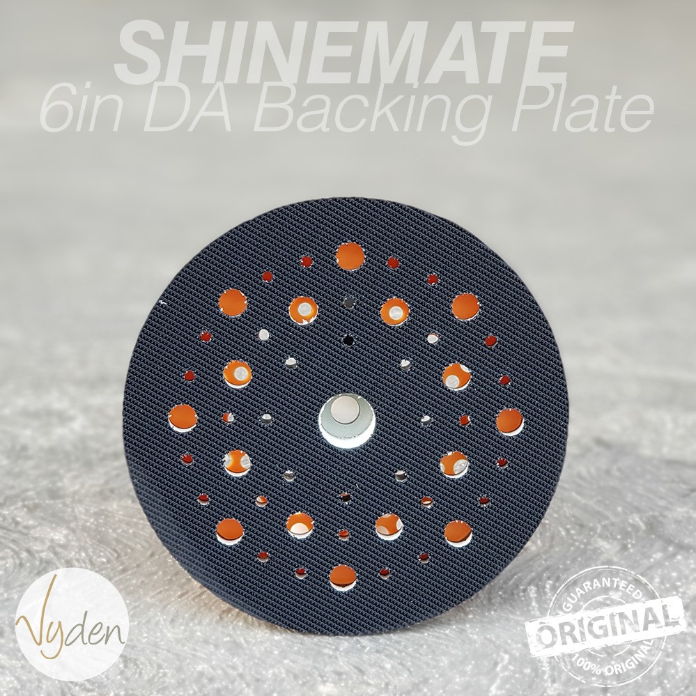 SHINEMATE DUAL ACTION BACKING PLATE EX605 EX610 Back Up Pad Plate Mesin Poles Mobil MURAH