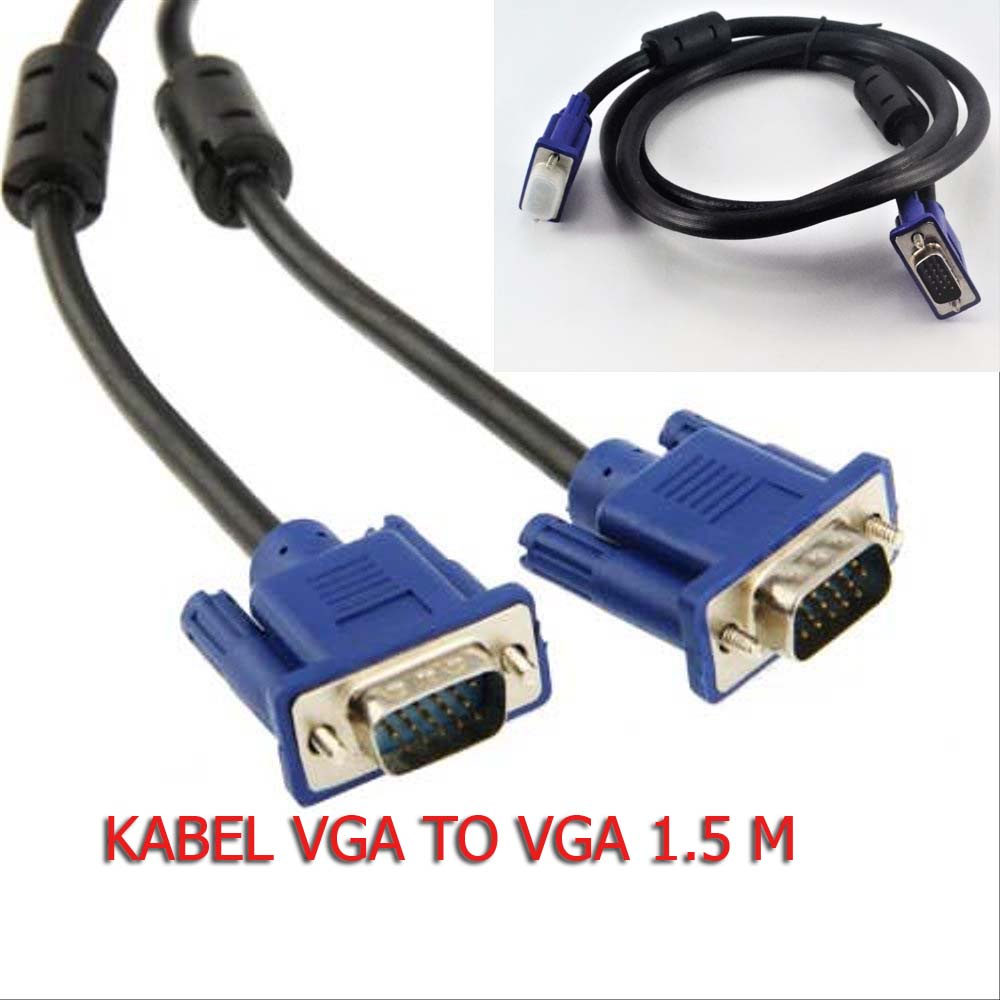 Kabel vga to vga 1.5 meter