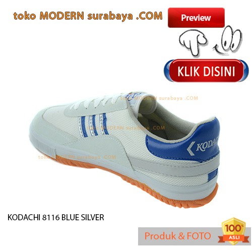 KODACHI 8116 BLUE SILVER Sepatu Kets Olah Raga Badminton