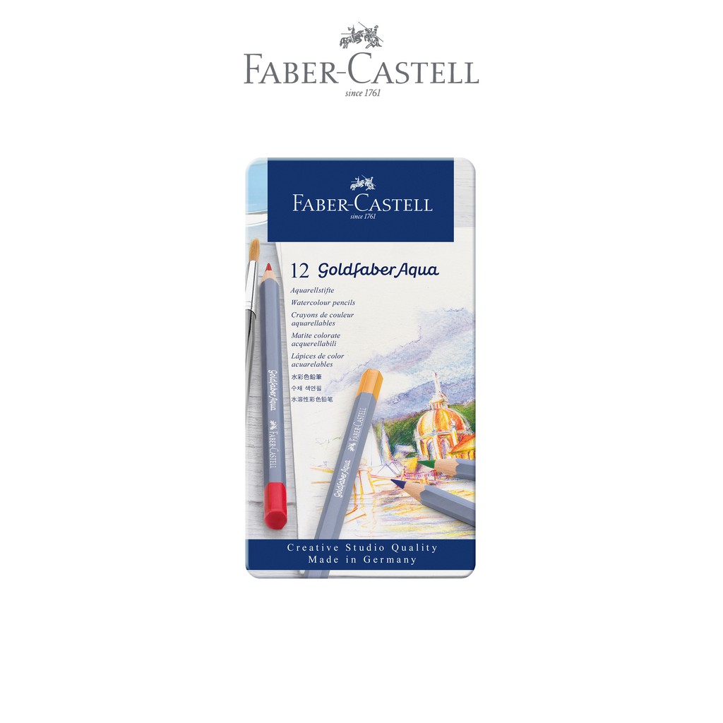 

Faber-castell Creative Studio Gold Faber Pencil AquaTin of 12