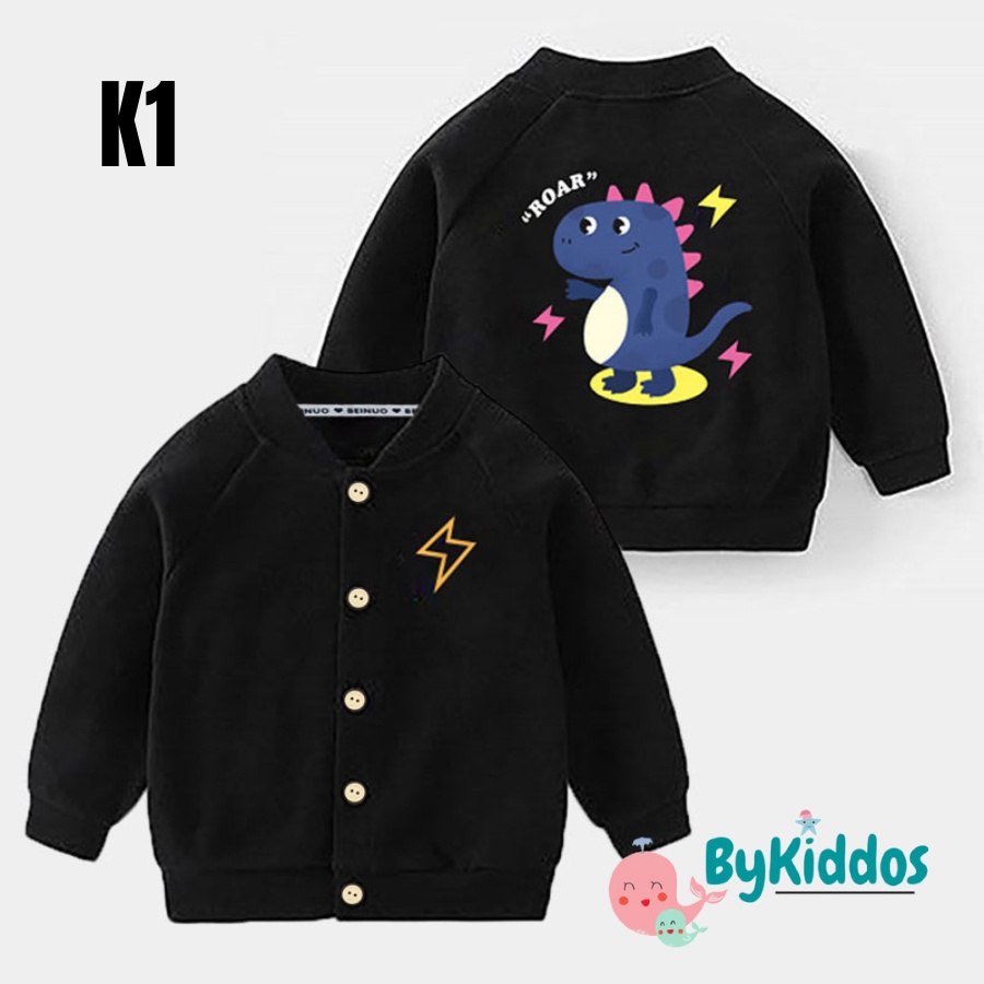 ByKiddos - Jaket Sweater Rajut Anak Import Anak Bayi Laki-laki 0-3 Tahun