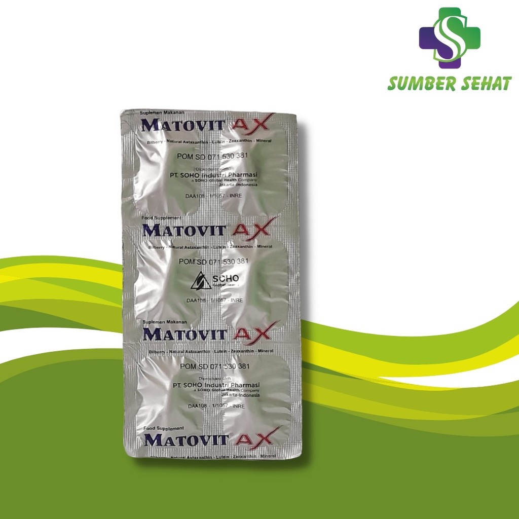 MATOVIT AX STRIP 6 TABLET