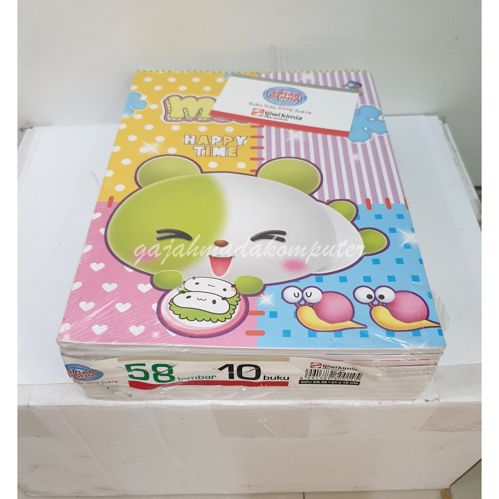 

Buku Tulis SIDU Sinar Dunia 58 lembar - 10 buku